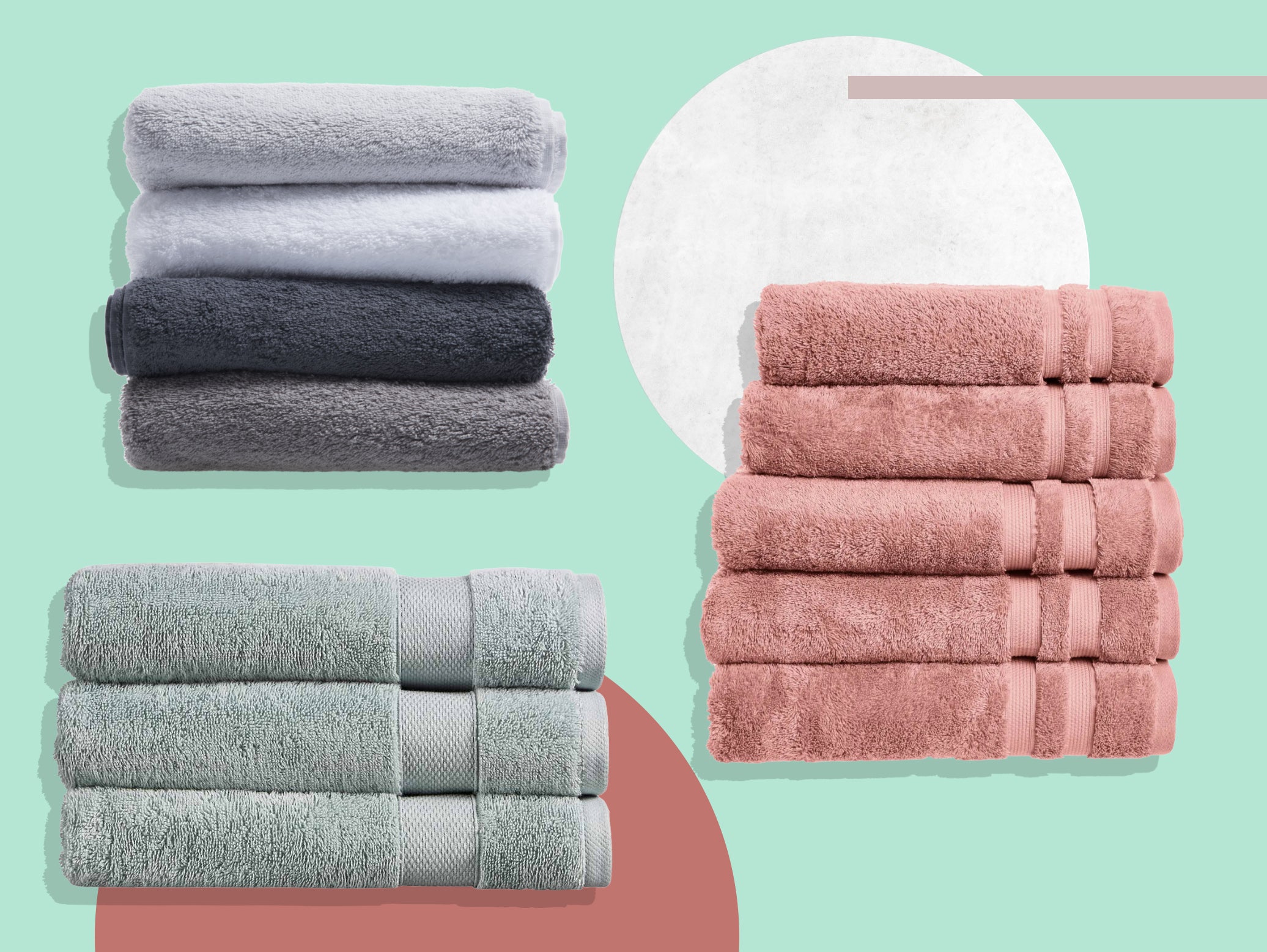 soft fluffy bath towels